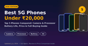 Best 5G Phone Under ₹20,000 in India